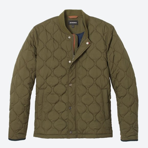 Bonobos Jackets & Coats Bonobos The Quilted Bomber Jacket In